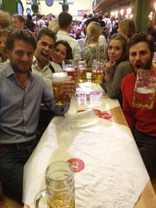 Münih: Oktoberfest Hatırası çadır içi oktoberfest çadır içi