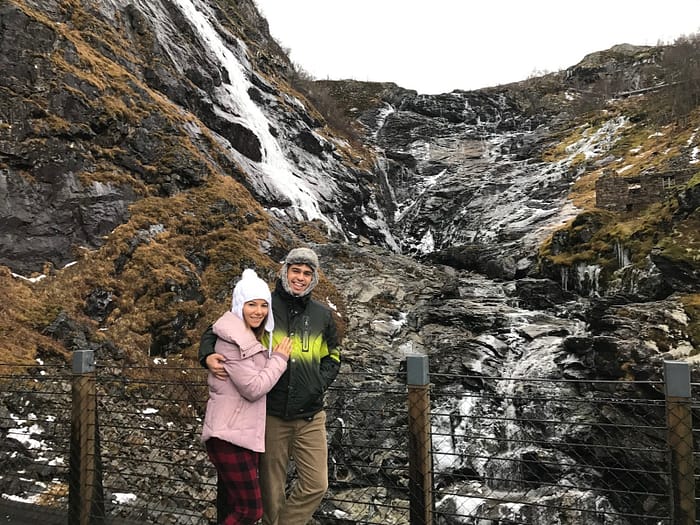 Norveç: Kuzey Işıkları fjörd Norveç: Kuzey Işıkları fjörd