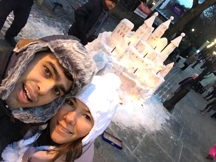 Norveç: Kuzey Işıkları heykel Norveç: Kuzey Işıkları heykel