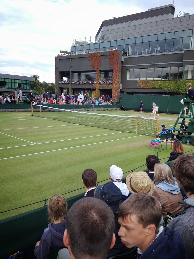 Wimbledon open court tribün wimbledon açık kortları