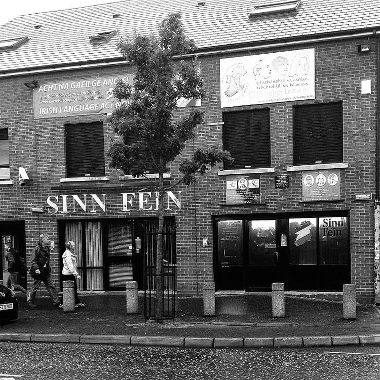 Belfast - Kuzey İrlanda IMG 3081 sinn fein